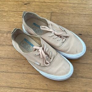 Vans Old School ultracush lightweight pale pink leather women’s 5.5